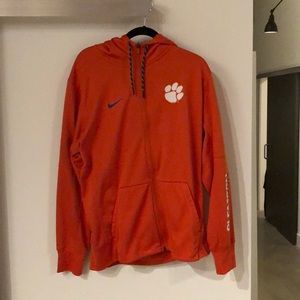 Clemson Nike Full Zip Therma Fit Hoodie